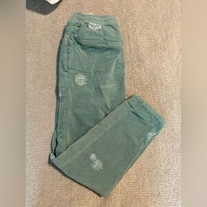 PacSun Teal Corduroy pants